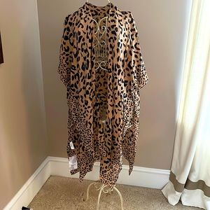 Leopard kimono - NWT